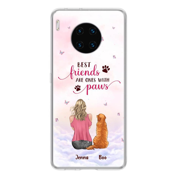 Personalized Dog Mom Phone Case - Up to 5 Dogs - Mother's Day Gift Idea For Dog Lovers - Best Friends Are Ones With Paws - Xiaomi/Oppo/Huawei