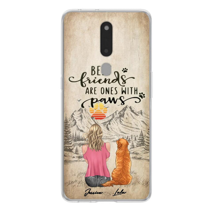 Personalized Dog Mom Phone Case - Up to 5 Dogs - Gift Idea For Mother's Day/Dog Lovers - Best Friends Are Ones With Paws - Case For Xiaomi/ Oppo/ Huawei