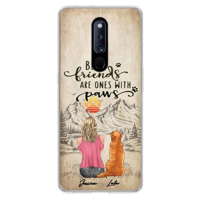 Personalized Dog Mom Phone Case - Up to 5 Dogs - Gift Idea For Mother's Day/Dog Lovers - Best Friends Are Ones With Paws - Case For Xiaomi/ Oppo/ Huawei