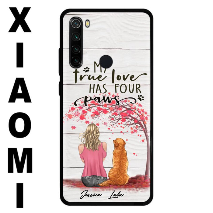 Personalized Dog Mom Phone Case - Up to 5 Dogs - Gift Idea For Mother's Day/Dog Lovers - My True Love Has Four Paws - Case For Xiaomi/ Oppo/ Huawei