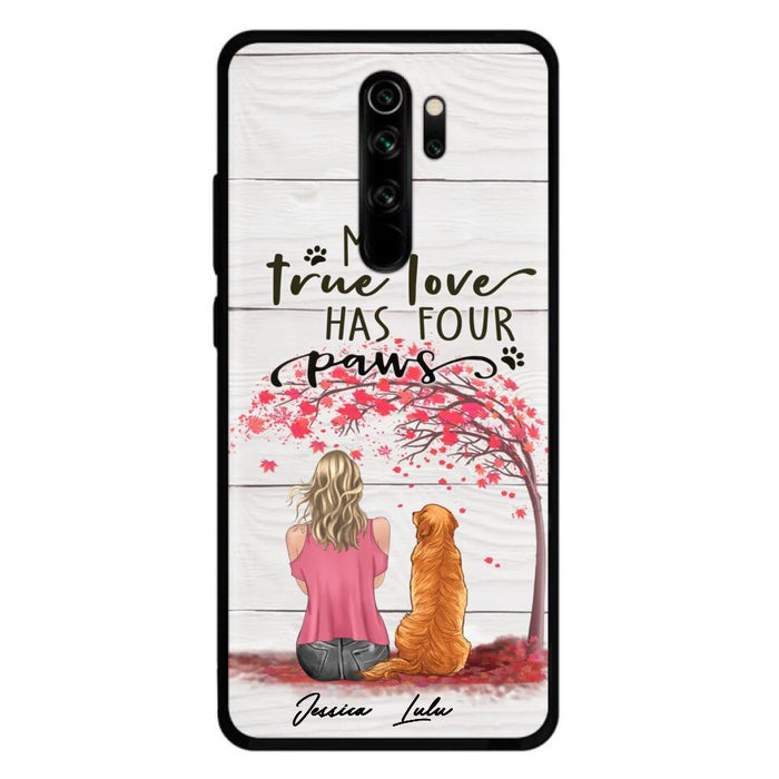 Personalized Dog Mom Phone Case - Up to 5 Dogs - Gift Idea For Mother's Day/Dog Lovers - My True Love Has Four Paws - Case For Xiaomi/ Oppo/ Huawei