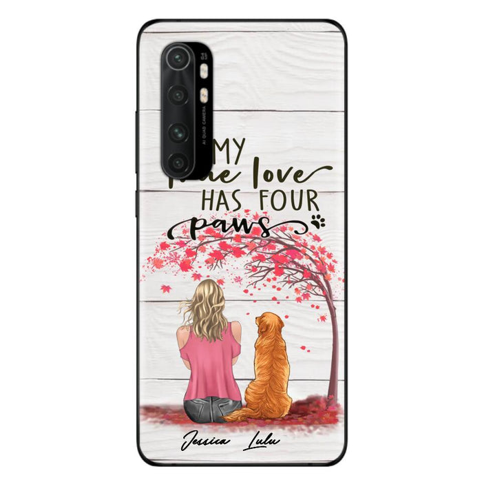 Personalized Dog Mom Phone Case - Up to 5 Dogs - Gift Idea For Mother's Day/Dog Lovers - My True Love Has Four Paws - Case For Xiaomi/ Oppo/ Huawei