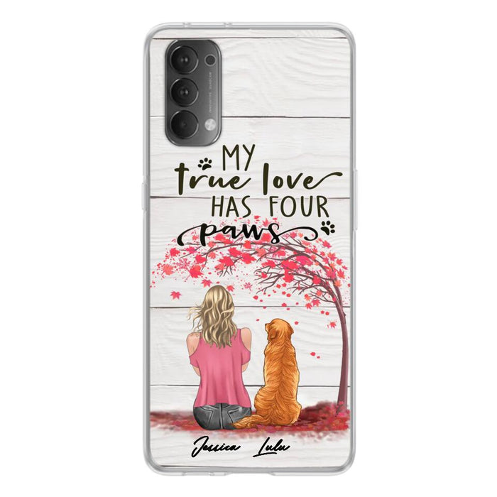 Personalized Dog Mom Phone Case - Up to 5 Dogs - Gift Idea For Mother's Day/Dog Lovers - My True Love Has Four Paws - Case For Xiaomi/ Oppo/ Huawei