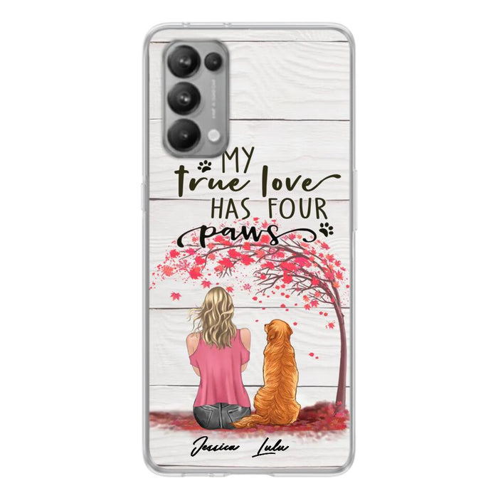 Personalized Dog Mom Phone Case - Up to 5 Dogs - Gift Idea For Mother's Day/Dog Lovers - My True Love Has Four Paws - Case For Xiaomi/ Oppo/ Huawei