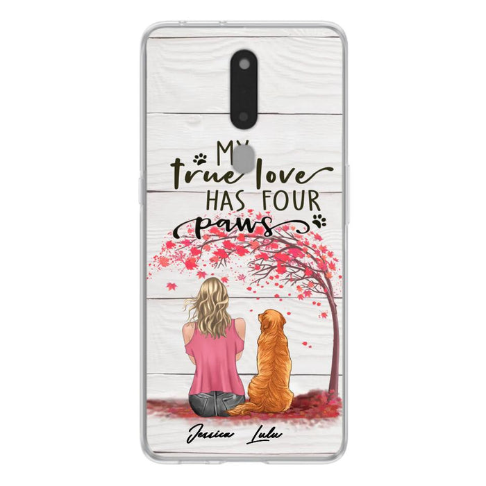 Personalized Dog Mom Phone Case - Up to 5 Dogs - Gift Idea For Mother's Day/Dog Lovers - My True Love Has Four Paws - Case For Xiaomi/ Oppo/ Huawei