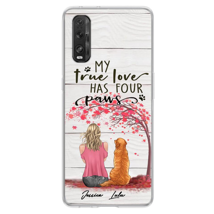 Personalized Dog Mom Phone Case - Up to 5 Dogs - Gift Idea For Mother's Day/Dog Lovers - My True Love Has Four Paws - Case For Xiaomi/ Oppo/ Huawei