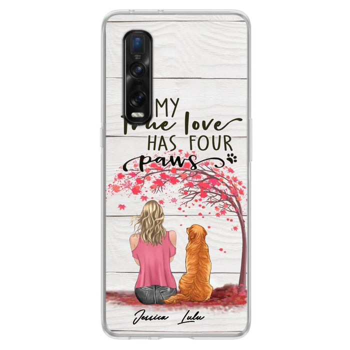 Personalized Dog Mom Phone Case - Up to 5 Dogs - Gift Idea For Mother's Day/Dog Lovers - My True Love Has Four Paws - Case For Xiaomi/ Oppo/ Huawei
