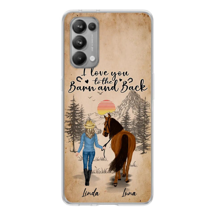 Personalized Horse Girl Phone Case - Gift Idea For Horse Lovers/Girl - Up to 6 Horses - Just A Girl Who Loves Horses - Case For Oppo/Xiaomi/Huawei