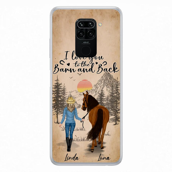 Personalized Horse Girl Phone Case - Gift Idea For Horse Lovers/Girl - Up to 6 Horses - Just A Girl Who Loves Horses - Case For Oppo/Xiaomi/Huawei