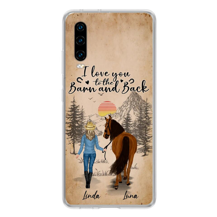Personalized Horse Girl Phone Case - Gift Idea For Horse Lovers/Girl - Up to 6 Horses - Just A Girl Who Loves Horses - Case For Oppo/Xiaomi/Huawei