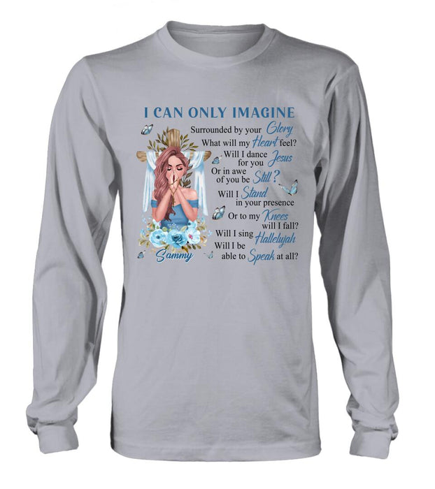Personalized Jesus Girl Shirt - Mother's Day Gift Idea - I Can Only Imagine