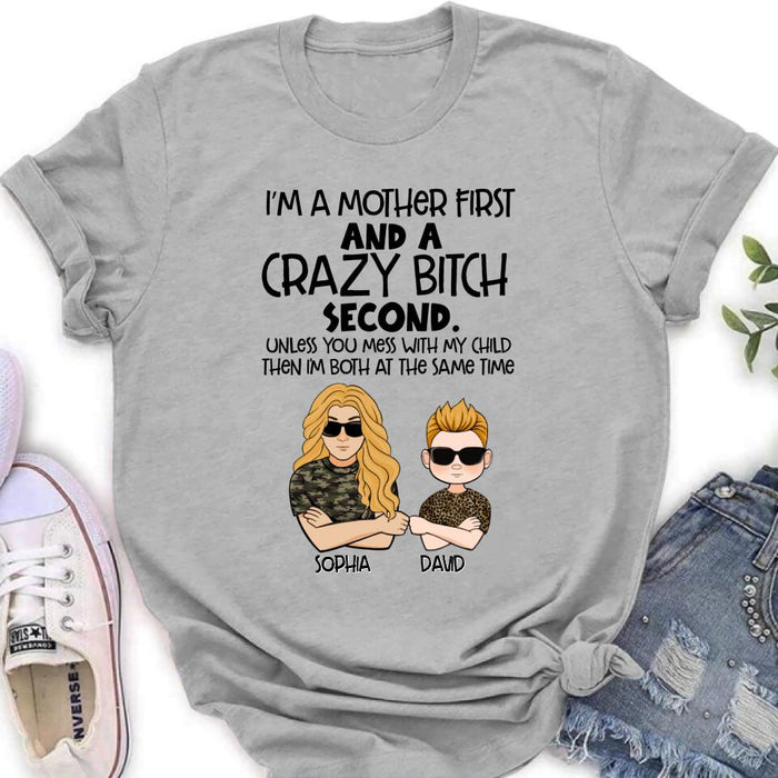 Personalized Mother Shirt/Hoodie - Mother's Day Gift Idea For Mom - I'm A Mother First