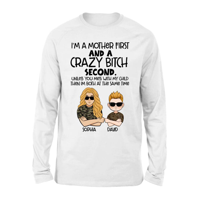 Personalized Mother Shirt/Hoodie - Mother's Day Gift Idea For Mom - I'm A Mother First