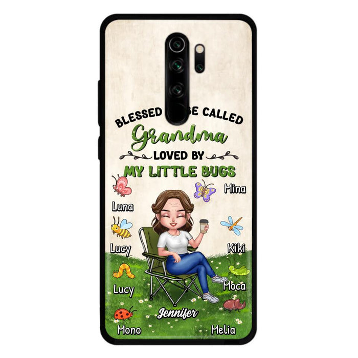 Personalized Grandma Phone Case - Up to 8 Bugs - Gift Idea For Mother's Day/Garden Lovers - Blessed To Be Called Grandma Loved By My Little Bugs - Case For Oppo/Xiaomi/Huawei