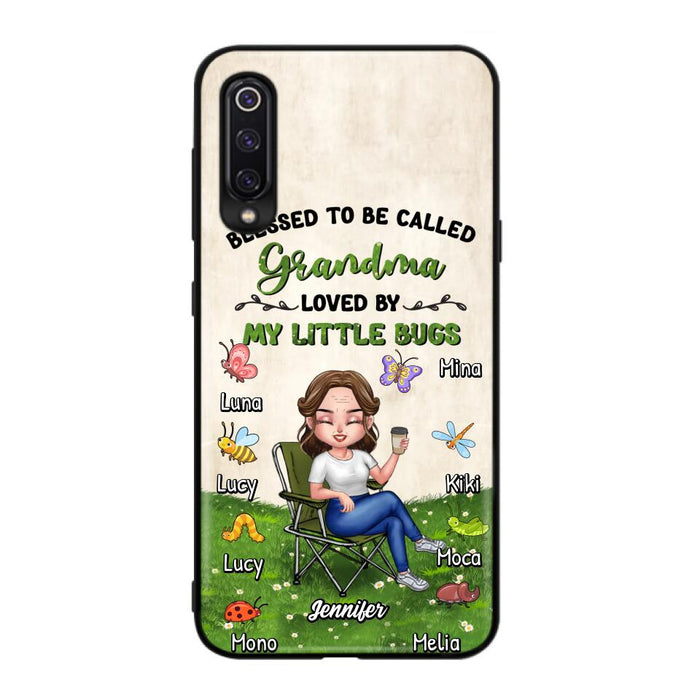 Personalized Grandma Phone Case - Up to 8 Bugs - Gift Idea For Mother's Day/Garden Lovers - Blessed To Be Called Grandma Loved By My Little Bugs - Case For Oppo/Xiaomi/Huawei