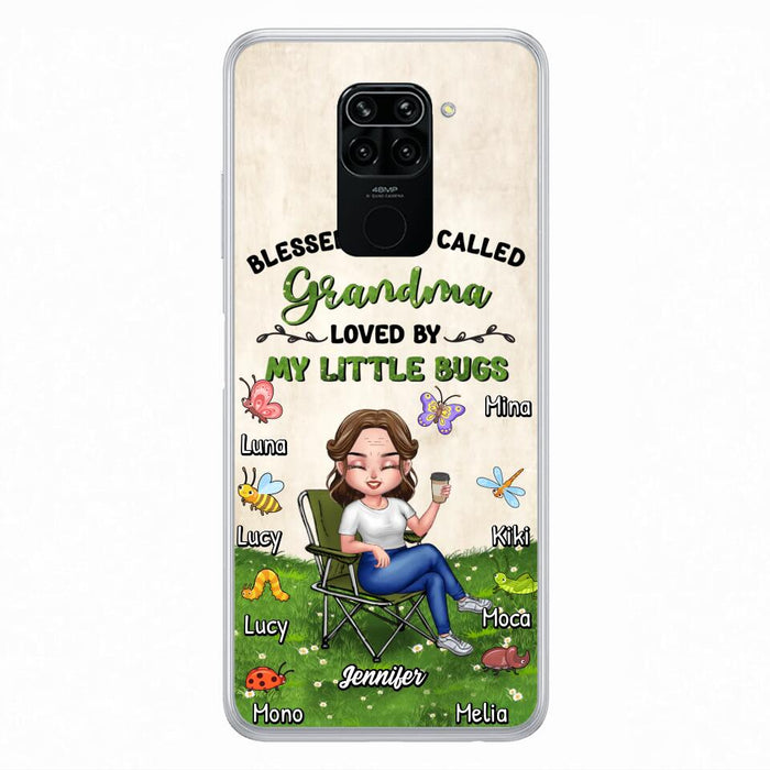 Personalized Grandma Phone Case - Up to 8 Bugs - Gift Idea For Mother's Day/Garden Lovers - Blessed To Be Called Grandma Loved By My Little Bugs - Case For Oppo/Xiaomi/Huawei
