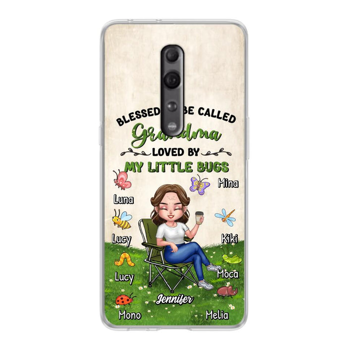 Personalized Grandma Phone Case - Up to 8 Bugs - Gift Idea For Mother's Day/Garden Lovers - Blessed To Be Called Grandma Loved By My Little Bugs - Case For Oppo/Xiaomi/Huawei
