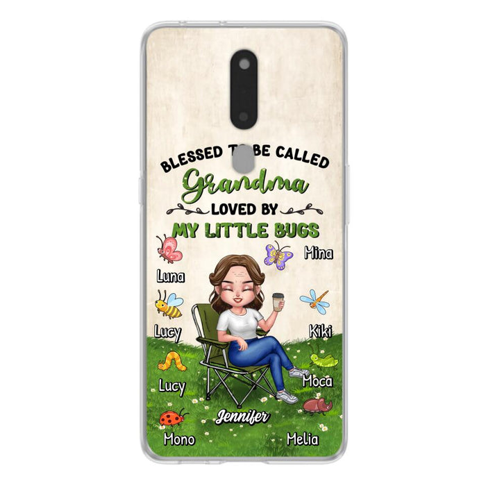 Personalized Grandma Phone Case - Up to 8 Bugs - Gift Idea For Mother's Day/Garden Lovers - Blessed To Be Called Grandma Loved By My Little Bugs - Case For Oppo/Xiaomi/Huawei