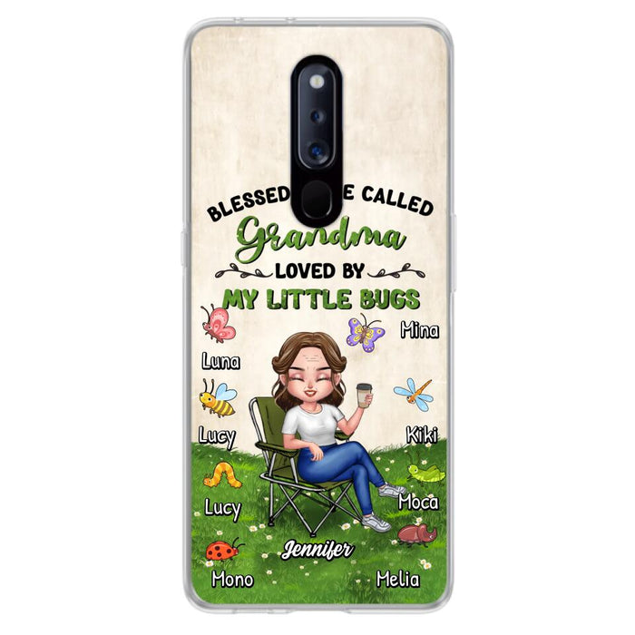 Personalized Grandma Phone Case - Up to 8 Bugs - Gift Idea For Mother's Day/Garden Lovers - Blessed To Be Called Grandma Loved By My Little Bugs - Case For Oppo/Xiaomi/Huawei