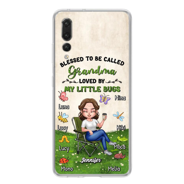 Personalized Grandma Phone Case - Up to 8 Bugs - Gift Idea For Mother's Day/Garden Lovers - Blessed To Be Called Grandma Loved By My Little Bugs - Case For Oppo/Xiaomi/Huawei