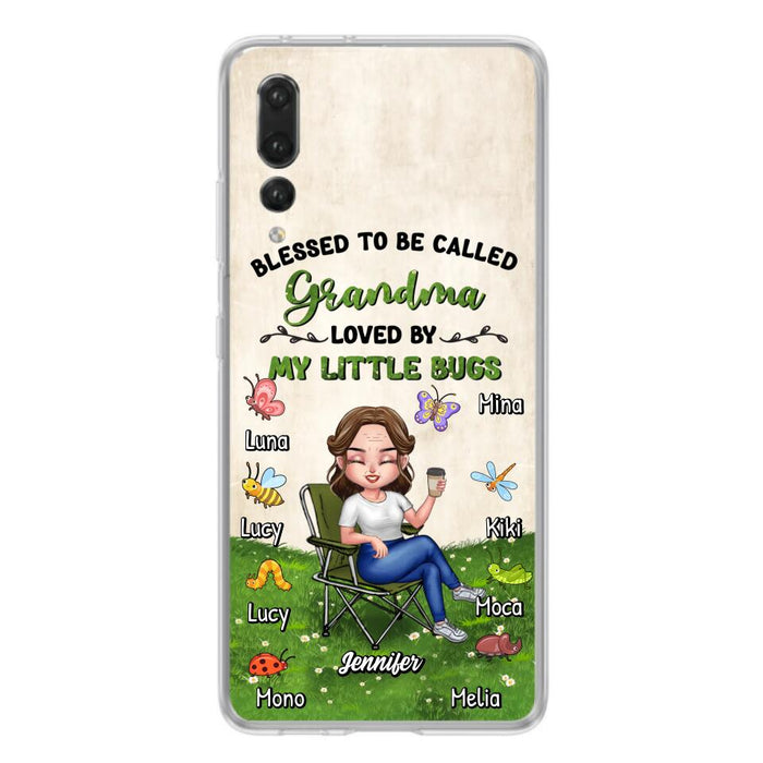 Personalized Grandma Phone Case - Up to 8 Bugs - Gift Idea For Mother's Day/Garden Lovers - Blessed To Be Called Grandma Loved By My Little Bugs - Case For Oppo/Xiaomi/Huawei