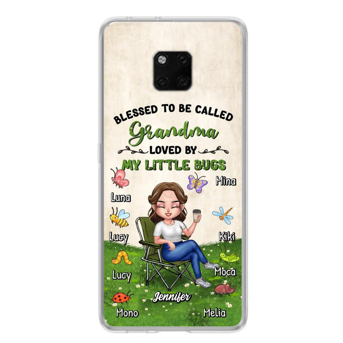 Personalized Grandma Phone Case - Up to 8 Bugs - Gift Idea For Mother's Day/Garden Lovers - Blessed To Be Called Grandma Loved By My Little Bugs - Case For Oppo/Xiaomi/Huawei