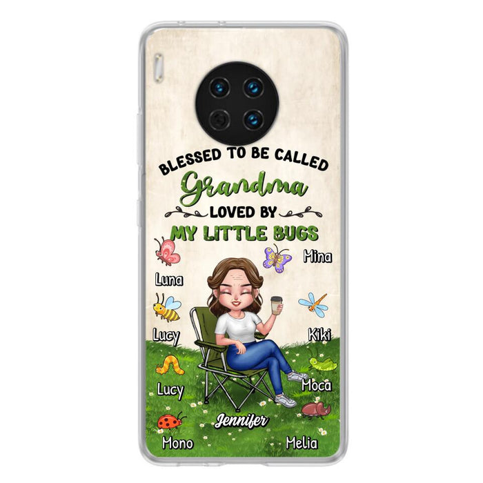 Personalized Grandma Phone Case - Up to 8 Bugs - Gift Idea For Mother's Day/Garden Lovers - Blessed To Be Called Grandma Loved By My Little Bugs - Case For Oppo/Xiaomi/Huawei