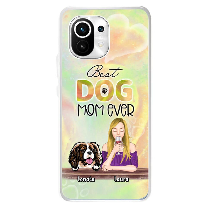 Personalized Pet Mom Phone Case - Gift Idea For Dog/Cat Lovers/Pet Mom - Up to 4 Dogs/Cats - Best Dog Mom Ever - Case For Oppo/Xiaomi/Huawei