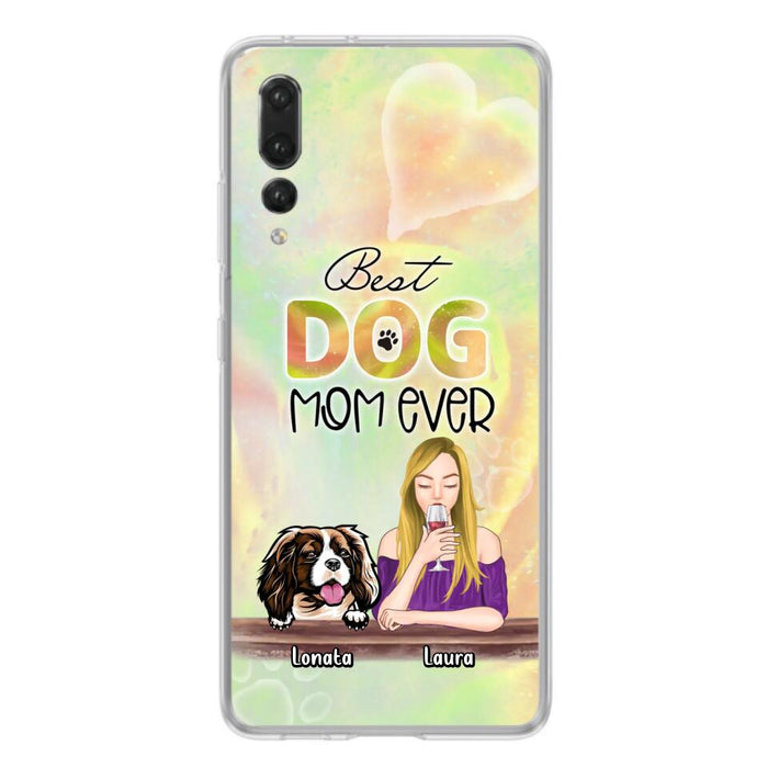 Personalized Pet Mom Phone Case - Gift Idea For Dog/Cat Lovers/Pet Mom - Up to 4 Dogs/Cats - Best Dog Mom Ever - Case For Oppo/Xiaomi/Huawei