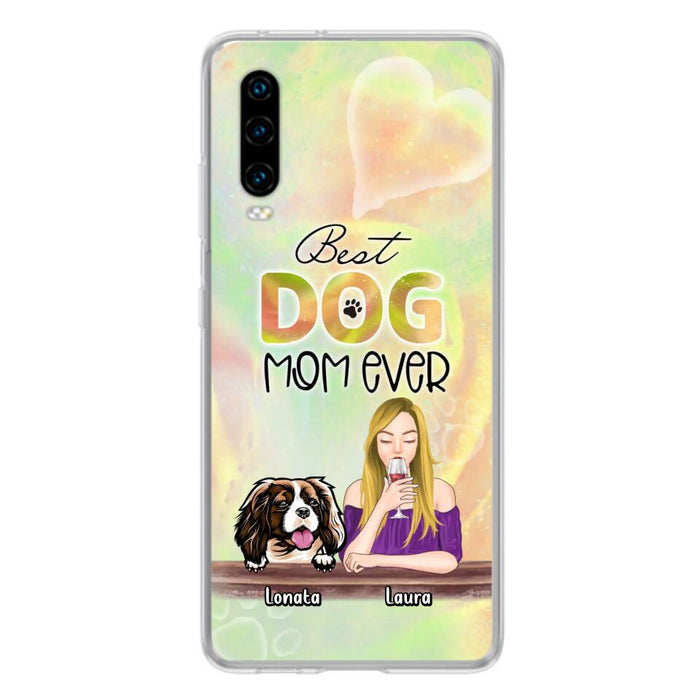 Personalized Pet Mom Phone Case - Gift Idea For Dog/Cat Lovers/Pet Mom - Up to 4 Dogs/Cats - Best Dog Mom Ever - Case For Oppo/Xiaomi/Huawei