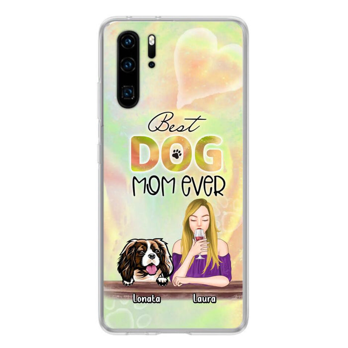 Personalized Pet Mom Phone Case - Gift Idea For Dog/Cat Lovers/Pet Mom - Up to 4 Dogs/Cats - Best Dog Mom Ever - Case For Oppo/Xiaomi/Huawei