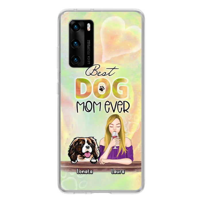Personalized Pet Mom Phone Case - Gift Idea For Dog/Cat Lovers/Pet Mom - Up to 4 Dogs/Cats - Best Dog Mom Ever - Case For Oppo/Xiaomi/Huawei