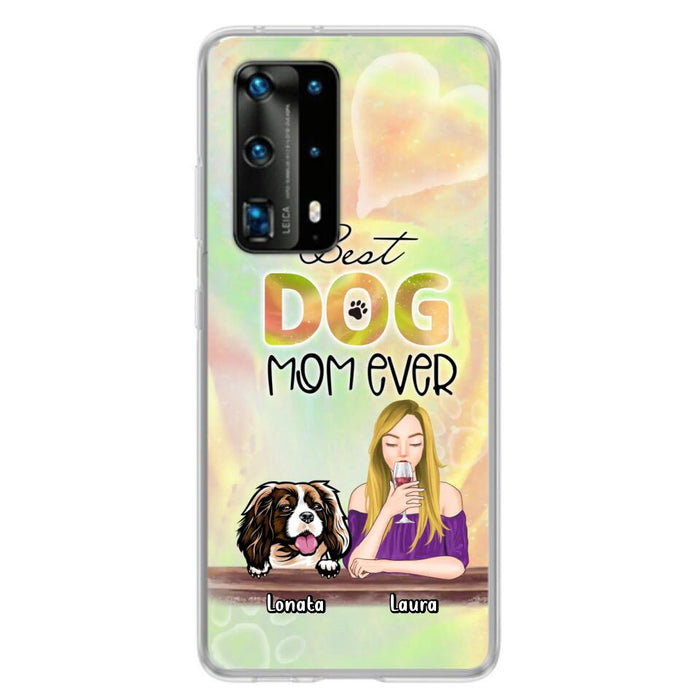 Personalized Pet Mom Phone Case - Gift Idea For Dog/Cat Lovers/Pet Mom - Up to 4 Dogs/Cats - Best Dog Mom Ever - Case For Oppo/Xiaomi/Huawei
