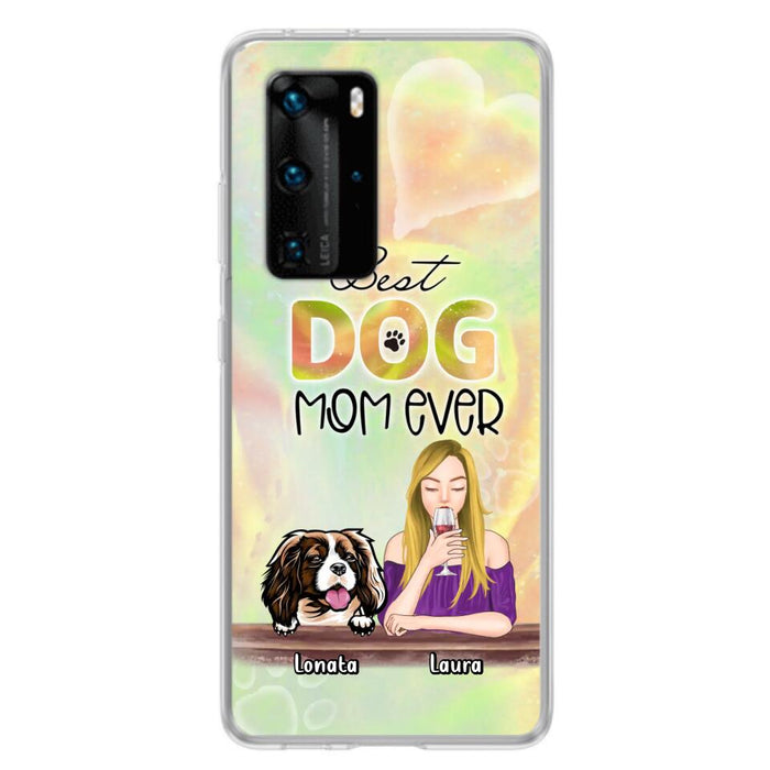 Personalized Pet Mom Phone Case - Gift Idea For Dog/Cat Lovers/Pet Mom - Up to 4 Dogs/Cats - Best Dog Mom Ever - Case For Oppo/Xiaomi/Huawei
