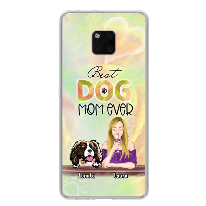 Personalized Pet Mom Phone Case - Gift Idea For Dog/Cat Lovers/Pet Mom - Up to 4 Dogs/Cats - Best Dog Mom Ever - Case For Oppo/Xiaomi/Huawei
