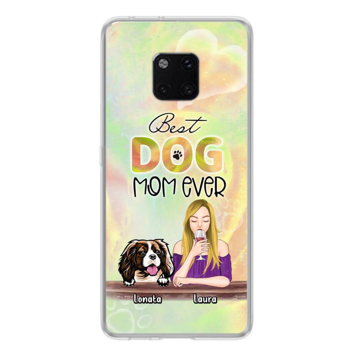 Personalized Pet Mom Phone Case - Gift Idea For Dog/Cat Lovers/Pet Mom - Up to 4 Dogs/Cats - Best Dog Mom Ever - Case For Oppo/Xiaomi/Huawei