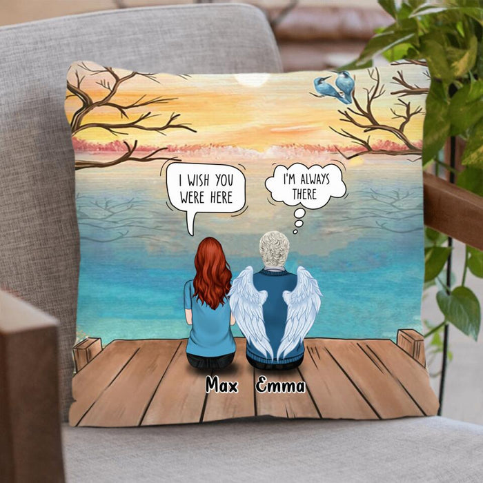 Personalized Memorial Pillow Cover - Up to 5 People - Gift Idea For Father's Day/Family - I Still Miss Your Voice