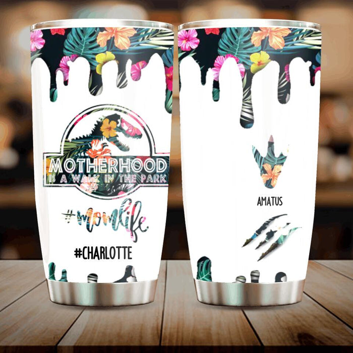 Personalized Mama Dinosaur Tumbler - Best Gift For Mothers - 2QCGS1