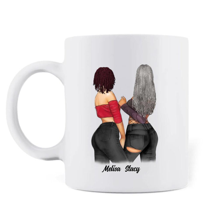 Personalized Best Friends Gifts Coffee Mug - Up to 3 Besties - You will always be my best friend - QLUG58