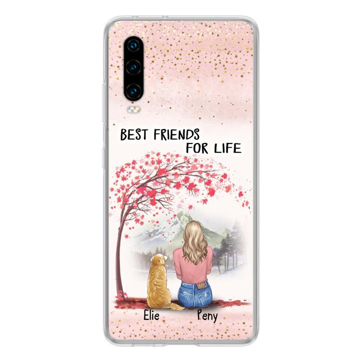 Personalized Pet Mom Phone Case - Mom With Up to 5 Pets - Best Friends For Life - Phone Case For Xiaomi, Oppo And Huawei