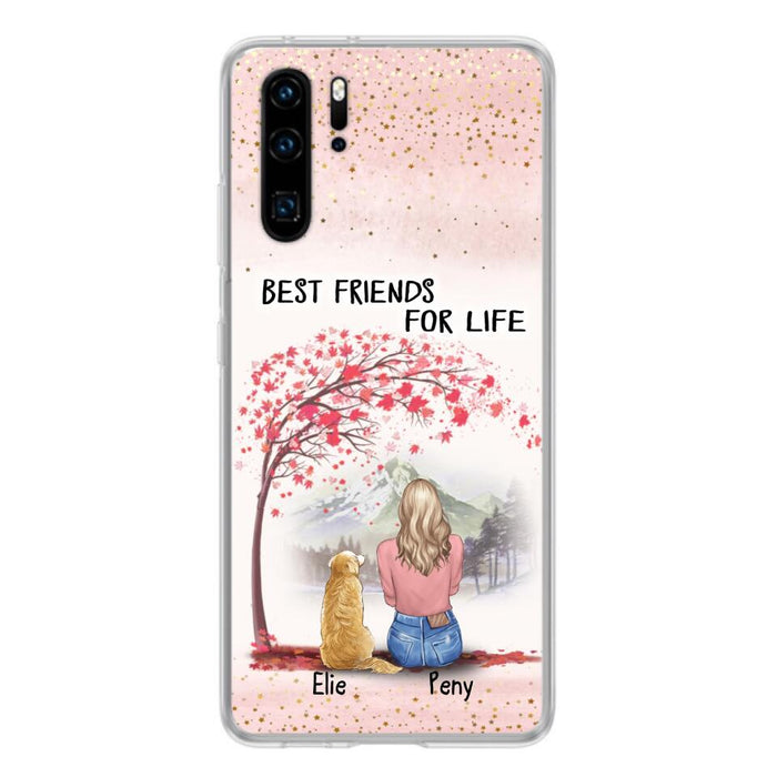Personalized Pet Mom Phone Case - Mom With Up to 5 Pets - Best Friends For Life - Phone Case For Xiaomi, Oppo And Huawei