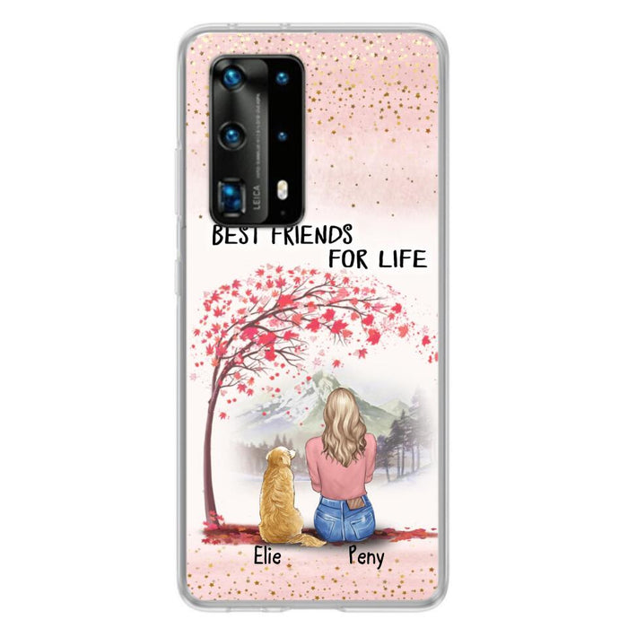 Personalized Pet Mom Phone Case - Mom With Up to 5 Pets - Best Friends For Life - Phone Case For Xiaomi, Oppo And Huawei