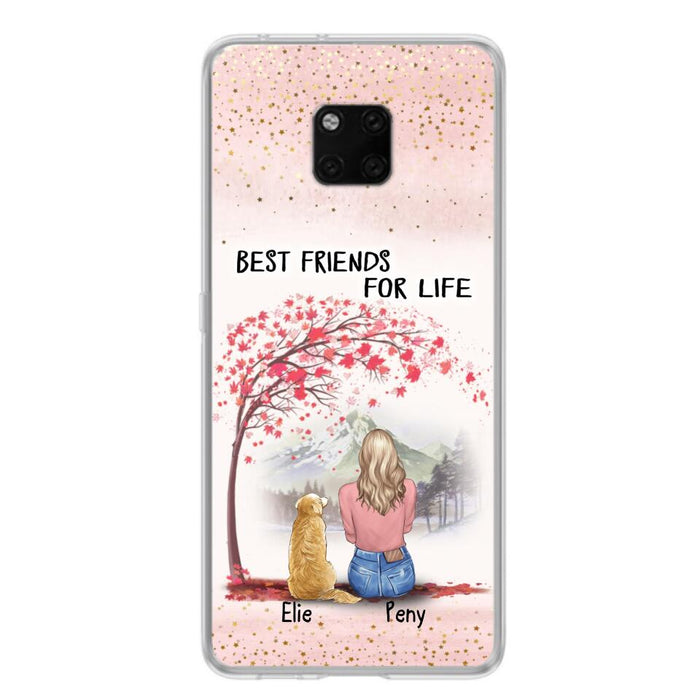 Personalized Pet Mom Phone Case - Mom With Up to 5 Pets - Best Friends For Life - Phone Case For Xiaomi, Oppo And Huawei