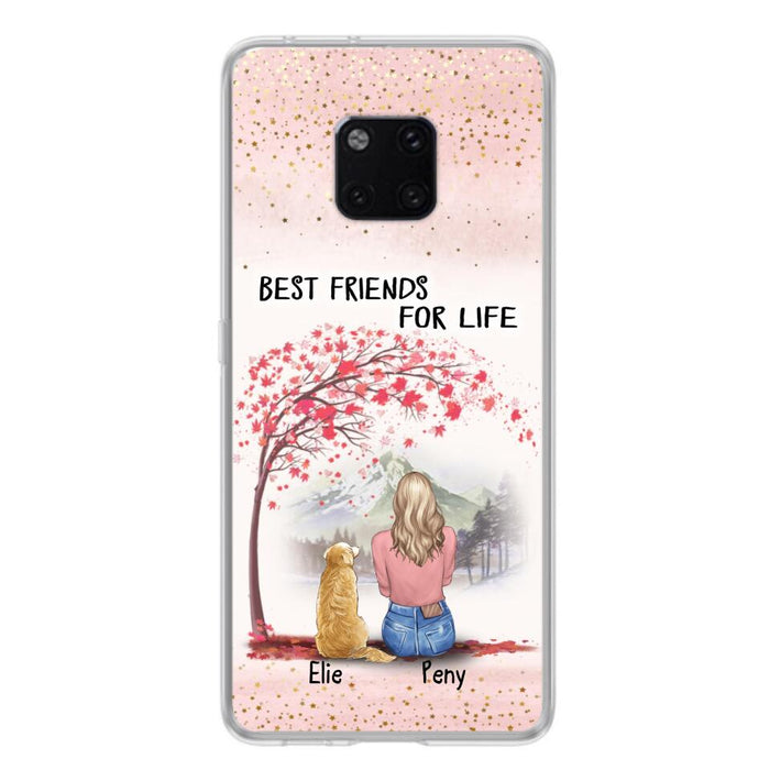 Personalized Pet Mom Phone Case - Mom With Up to 5 Pets - Best Friends For Life - Phone Case For Xiaomi, Oppo And Huawei