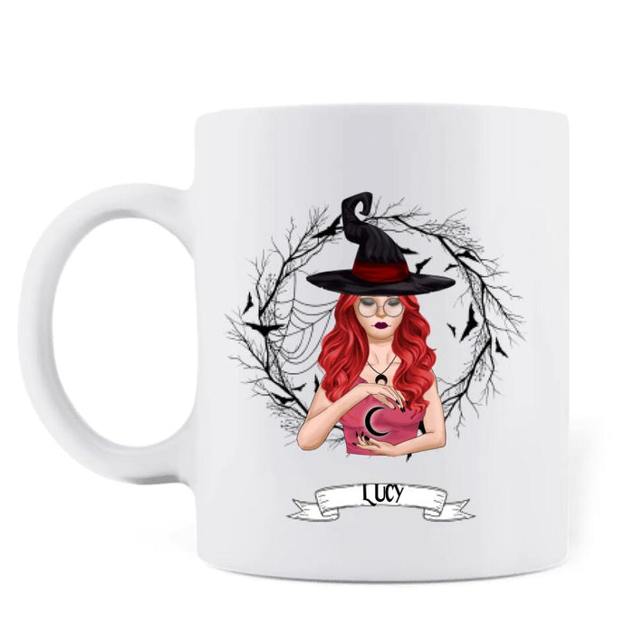 Personalized Witch Coffee Mug - Best Halloween Gift Idea - I'm Not Sugar And Spice - DFESX1