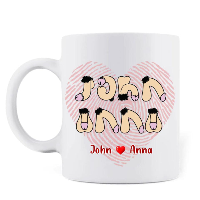Personalized Coffee Mug - Valentine's Day Gift For Him/Her - I Licked It So It's Mine