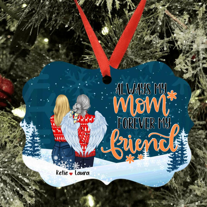 Personalized Mother And Daughter Ornament - Best Gift From Daughter To Mother - Home Is Where Mom Is
