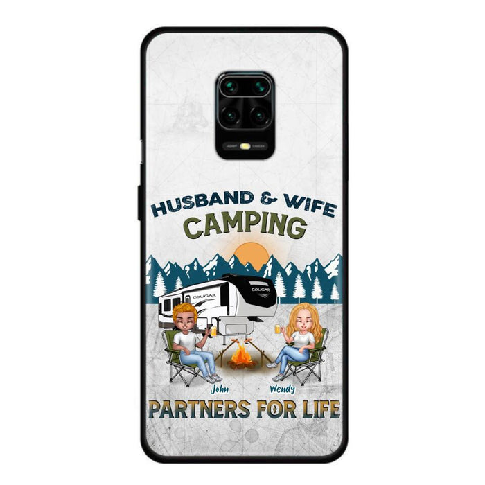 Personalized Camping Friends/Couple Phone Case For Xiaomi/Oppo/Huawei - Up to 7 People - Gift Idea For Friends/Camping Lover - Husband & Wife Camping Partners For Life