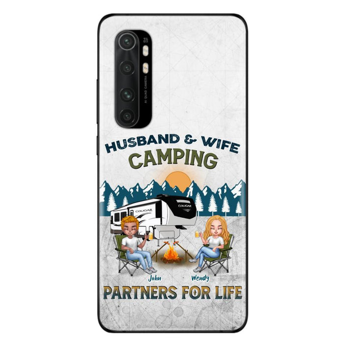 Personalized Camping Friends/Couple Phone Case For Xiaomi/Oppo/Huawei - Up to 7 People - Gift Idea For Friends/Camping Lover - Husband & Wife Camping Partners For Life