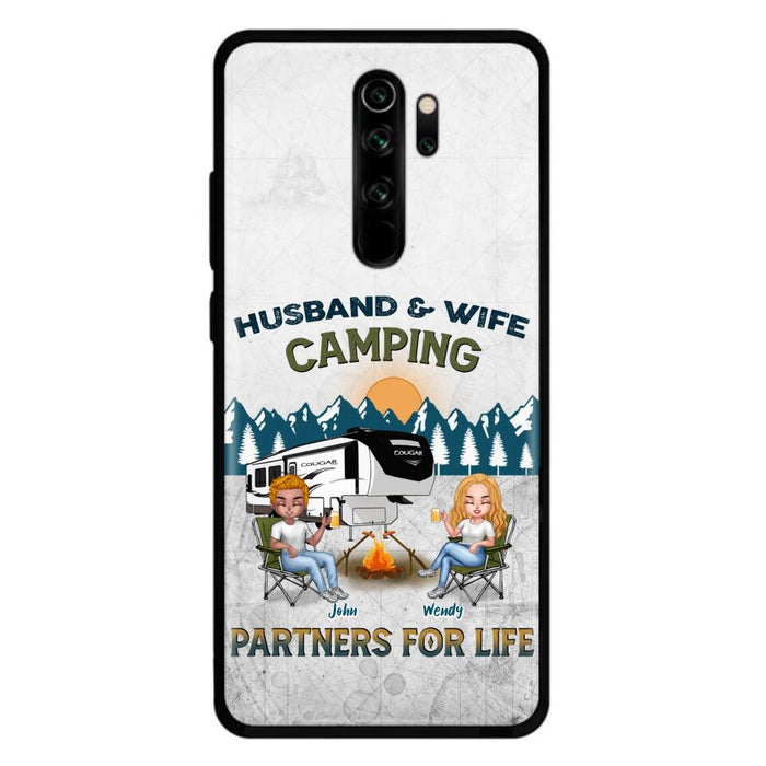 Personalized Camping Friends/Couple Phone Case For Xiaomi/Oppo/Huawei - Up to 7 People - Gift Idea For Friends/Camping Lover - Husband & Wife Camping Partners For Life